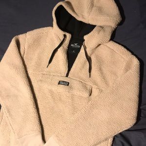 Hollister Fleece Quarterzip Hoodie